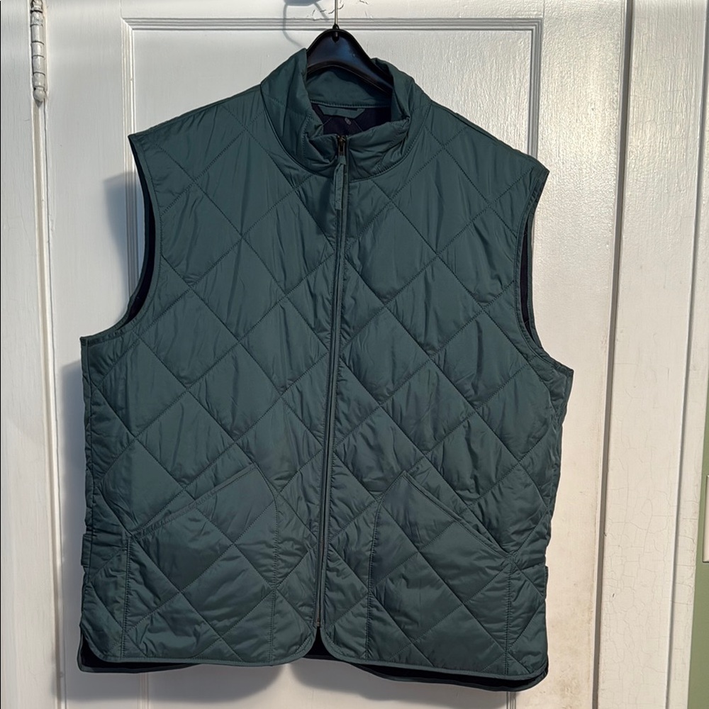 Men's JCrew Quilted Green Vest